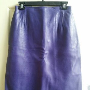 Firenze of Santa Barbara leather skirt